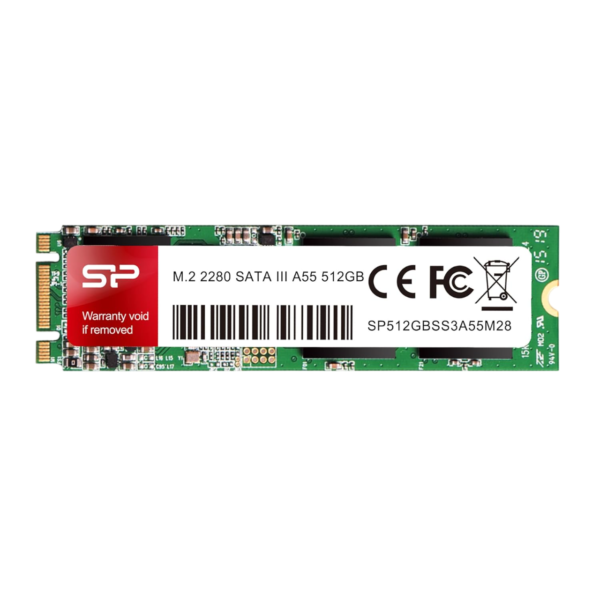 Silicon Power A55 512GB M2 SATA 2280 SSD (SP512GBSS3A55M28)