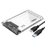 Frontech NC-0034 2.5 Inch USB3.0 SATA SSD/HDD Transparent Enclosure