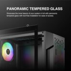 Gamdias Aura GC7 ARGB (ATX) Mid Tower Cabinet (Black) - Image 4