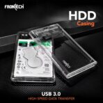 Frontech NC-0034 2.5 Inch USB3.0 SATA SSD/HDD Transparent Enclosure - Image 6