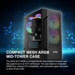 Gamdias Aura GC7 ARGB (ATX) Mid Tower Cabinet (Black) - Image 5