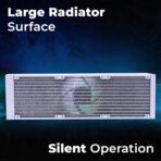 Zebronics AIO360AB 360mm AIO Liquid Cooler (White) - Image 6