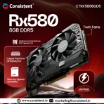 Consistent AMD RX580 8GB DDR5 256Bit Graphics Card (CTRX5808GD5) - Image 5