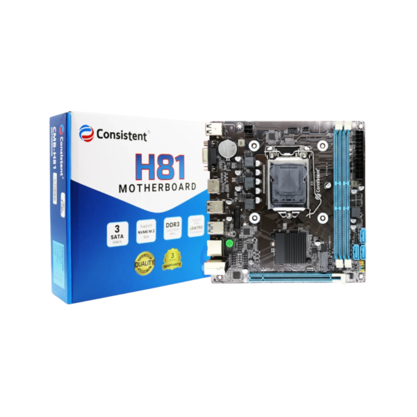 Consistent CMB-H81 Motherboard with NVMe Slot (LGA1150)