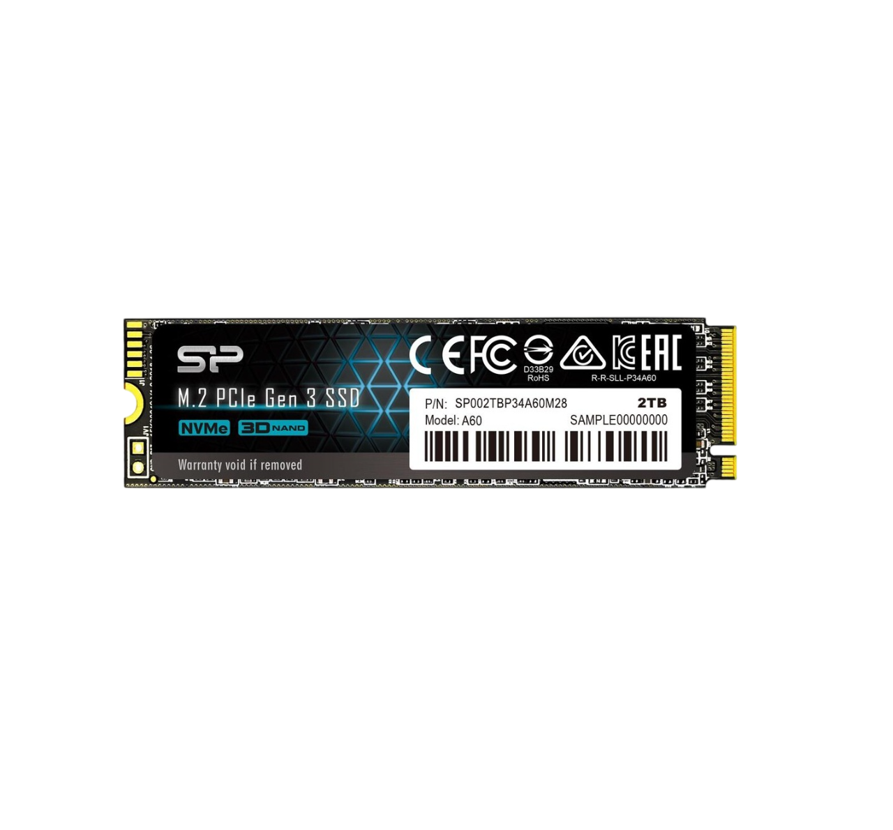 silicon-power-2tb-p34a60-gen3-pcie-m-2-nvme-ssd-product-images-orv6fyq1wi6-p602462422-0-202306151254-Photoroom Silicon Power P34A60 2TB M.2 NVMe 2280 PCIe Gen3x4 Internal SSD - Image 1