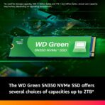 Western Digital 250GB Green SN350 PCIe 3.0 M.2 NVMe Internal SSD - Image 2