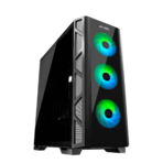 Ant Esports Dynamic GT Mid Tower (E-ATX/ATX/M-ATX/M-ITX) Gaming Cabinet (Black)