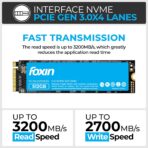 Foxin 512GB M.2 NVMe Gen3x4 Internal SSD with Micron Chipset, SMI Controller - Image 6