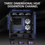 Ant Esports Dynamic GT Mid Tower (E-ATX/ATX/M-ATX/M-ITX) Gaming Cabinet (Black) - Image 8