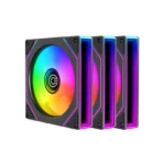 Circle Gaming Blazion X3 ARGB 3-Fan Kit Black (with Controller) - Image 2