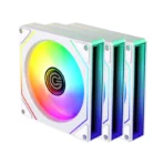 Circle Gaming Blazion X3 ARGB 3-Fan Kit White (with Controller) - Image 2