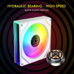 Circle Gaming Blazion X3 ARGB 3-Fan Kit White (with Controller) - Image 7