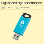HP 712w 256GB USB 3.2 Flash Drive (Blue) - Image 4