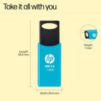 HP 712w 128GB USB 3.2 Flash Drive (Blue) - Image 3