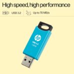 HP 712w 128GB USB 3.2 Flash Drive (Blue) - Image 2
