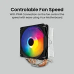 EVM EnAero R63 ARGB Cooling Fan (Intel/AMD) - Image 4