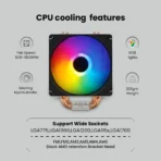 EVM EnAero R63 ARGB Cooling Fan (Intel/AMD) - Image 6