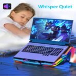 Cosmic Byte Cyclone RGB Laptop/Notebook Cooling Pad (Black/Blue) - Image 5