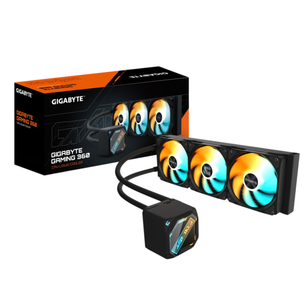 Gigabyte Gaming 360 ARGB CPU Liquid Cooler (Black)