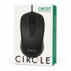 Circle CM-327 Optical Input USB Mouse (Black) - Image 2