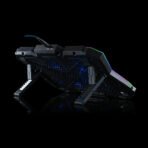 Cosmic Byte Meteoroid RGB Laptop/Notebook Cooling Pad (Black/Blue) - Image 2