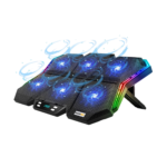 Cosmic Byte Meteoroid RGB Laptop/Notebook Cooling Pad (Black/Blue)