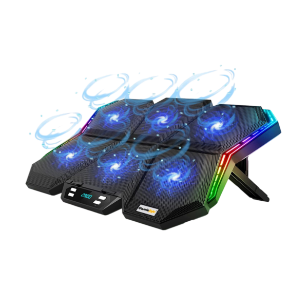 Cosmic Byte Meteoroid RGB Laptop/Notebook Cooling Pad (Black/Blue)