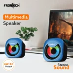 Frontech SPK-0015 2.0 Multimedia Speakers (8W RGB USB Speakers) - Image 2