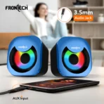 Frontech SPK-0015 2.0 Multimedia Speakers (8W RGB USB Speakers) - Image 4