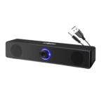 Frontech SPK-0008 1.0 USB Powered Multimedia Speaker (10W Blue LED Light)