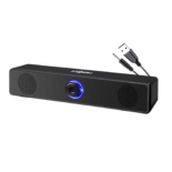 Frontech SPK-0008 1.0 USB Powered Multimedia Speaker (10W Blue LED Light)