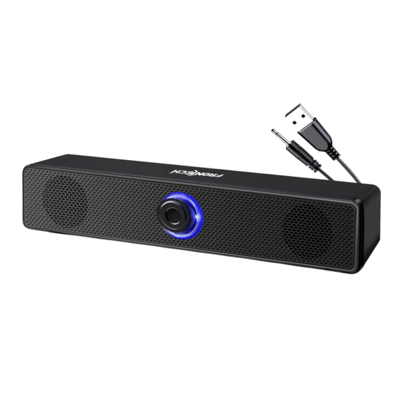Frontech SPK-0008 1.0 USB Powered Multimedia Speaker (10W Blue LED Light)
