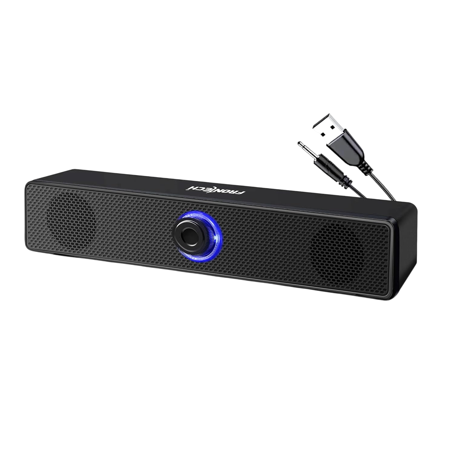 71W-Foa0VEL._SL1500_-Photoroom Frontech SPK-0008 1.0 USB Powered Multimedia Speaker (10W Blue LED Light) - Image 1