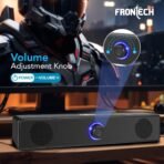 Frontech SPK-0008 1.0 USB Powered Multimedia Speaker (10W Blue LED Light) - Image 2