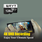 BRYT 128GB SDXC CL10 UHS-1 microSD Memory Card - Image 3