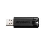 Verbatim PinStripe 128GB USB 3.2 Gen 1 Flash Drive (Black) - Image 2