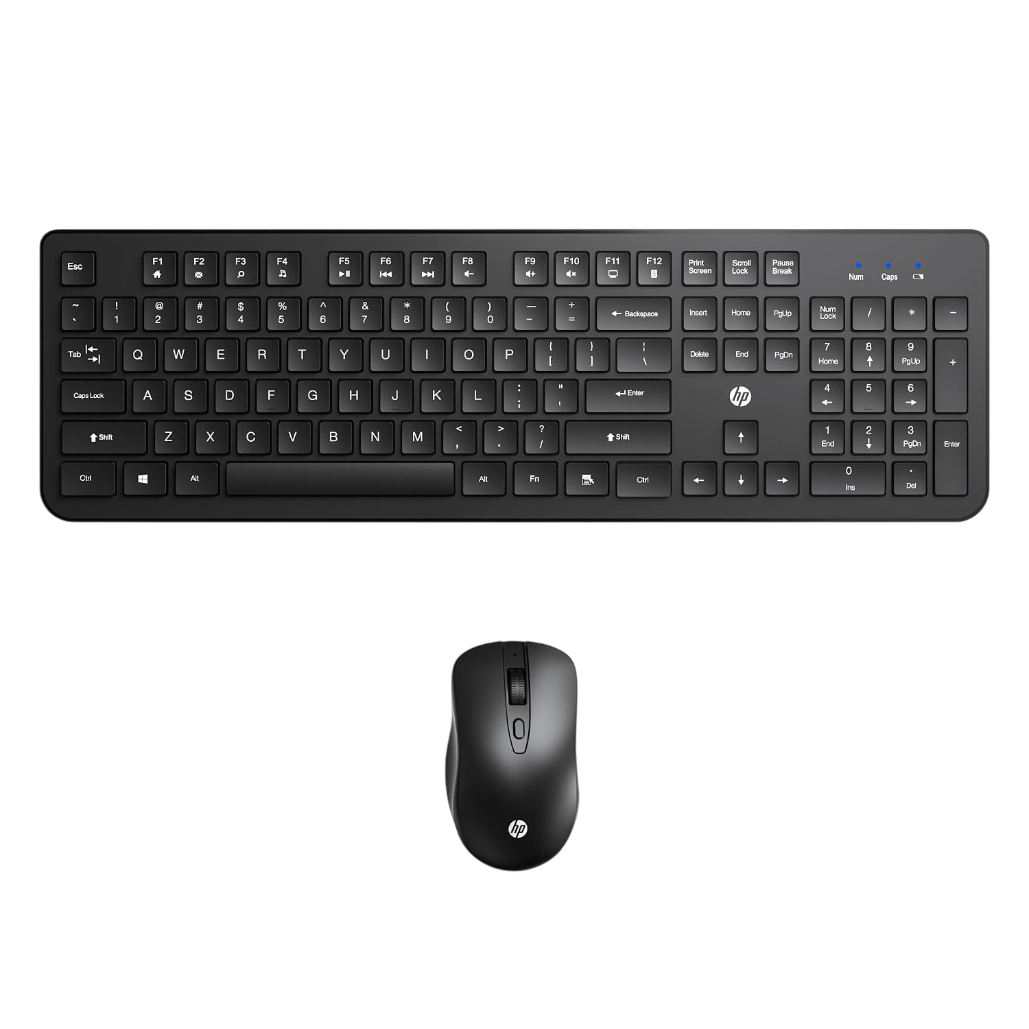 6146B-MV98L._SL1500_-Photoroom HP KM290 Wireless Keyboard and Mouse (Black) - Image 1