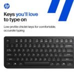 HP KM290 Wireless Keyboard and Mouse (Black) - Image 6