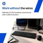 HP KM290 Wireless Keyboard and Mouse (Black) - Image 2