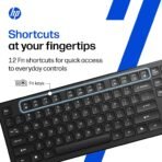 HP KM290 Wireless Keyboard and Mouse (Black) - Image 5
