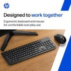 HP KM290 Wireless Keyboard and Mouse (Black) - Image 3