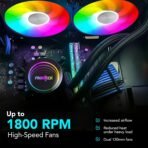 Frontech CPF-0008 240mm AIO Liquid Cooler (Black) - Image 4