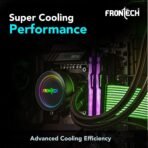 Frontech CPF-0008 240mm AIO Liquid Cooler (Black) - Image 3