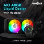 Frontech CPF-0008 240mm AIO Liquid Cooler (Black) - Image 7