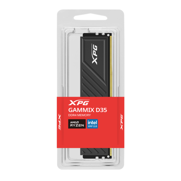Adata XPG Gammix D35 16GB 3200MHz CL16 DDR4 Desktop Gaming RAM (Black)